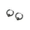 10mm ball hoop earrings