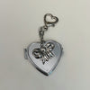 Custom mirror heart keychain