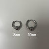 10mm ball hoop earrings