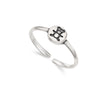 Teddy sterling silver ring