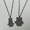 custom cat bear necklace