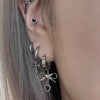 Black classic heart piercing